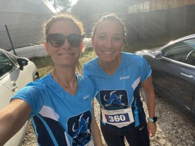 241006 les foulees du bassin 10km johanna le fouest et precillia semail